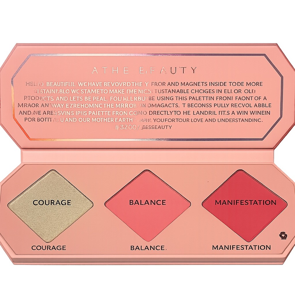 Athr Beauty crystal charged cheek palette